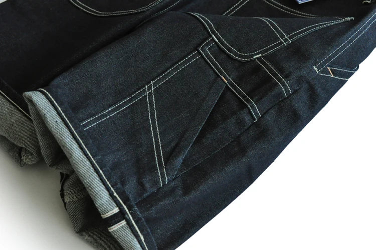 Bermuda Kanto en Jean Denim Indigo Details 1