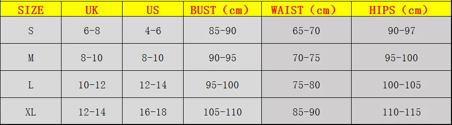 Size chart for Bikini Bandeau Coques - CELIA - featuring UK, US, bust, waist, and hip measurements | SuzzaneMarket