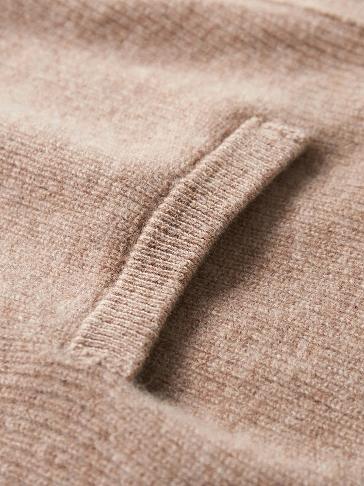 Cardigan Montmartre 100% Laine Mérinos Détails Poche