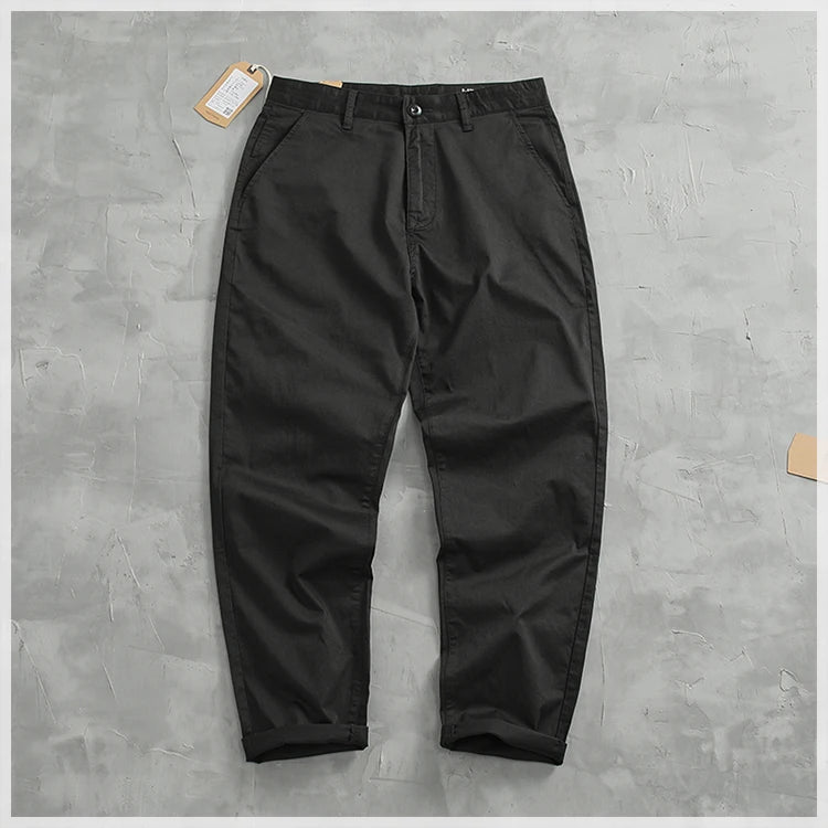 Chino Cap Ferret Coton Extensible Black