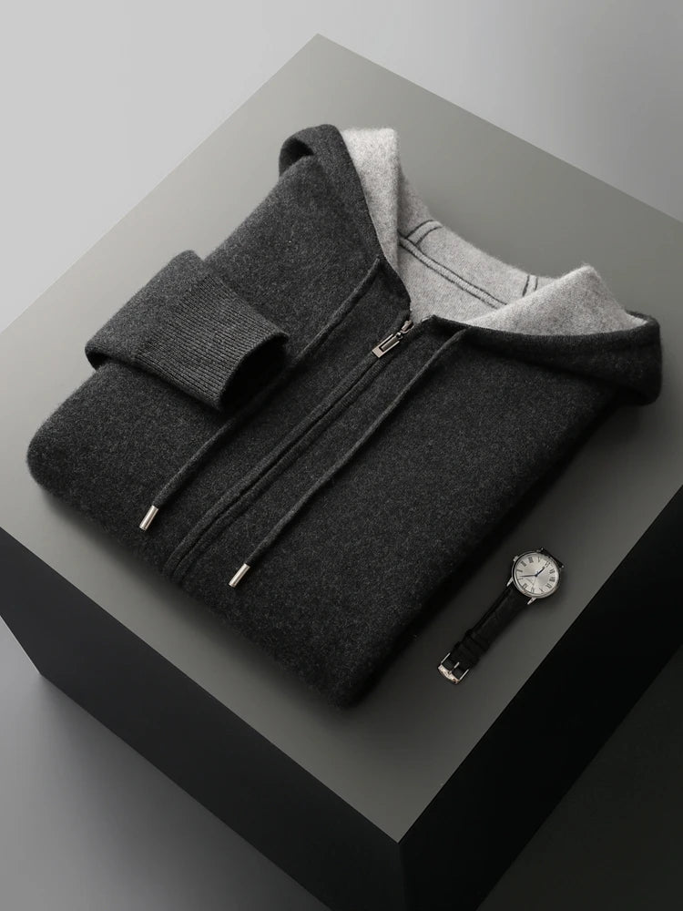 Ensemble Courchevel 100% Laine Mérinos Dark Grey