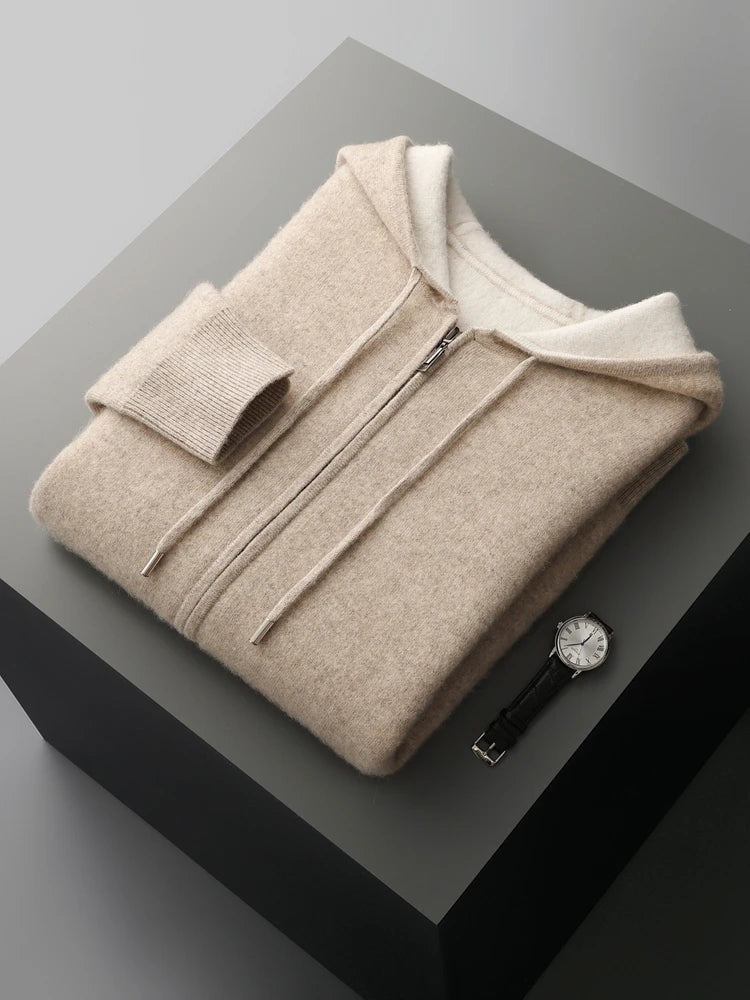 Ensemble Courchevel 100% Laine Mérinos Camel Veste