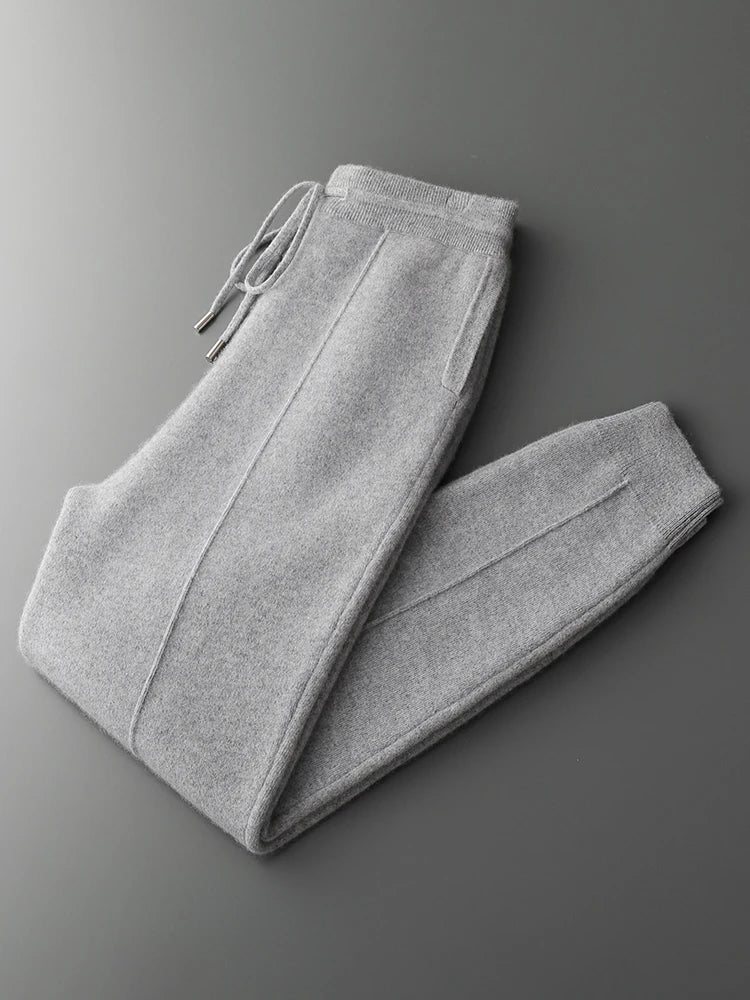 Ensemble Courchevel 100% Laine Mérinos Light Grey Pant