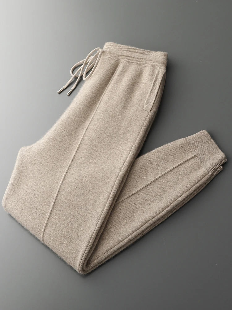 Ensemble Saint-Moritz 100% Laine Mérinos Camel Pant 3