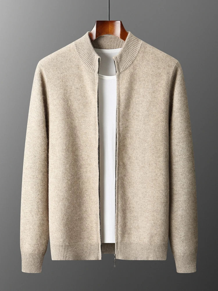 Ensemble Saint-Moritz 100% Laine Mérinos Camel Veste