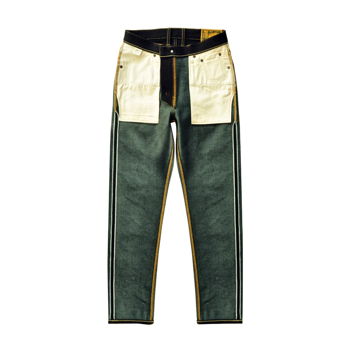 Jean SauceZhan Rain Forest Haute Qualité Selvedge 3
