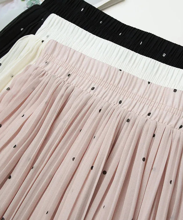 Jupe Tulle Pois en trois couleurs: noir, blanc, et rose. Jupe légère en tulle à pois transparent | SuzzaneMarket