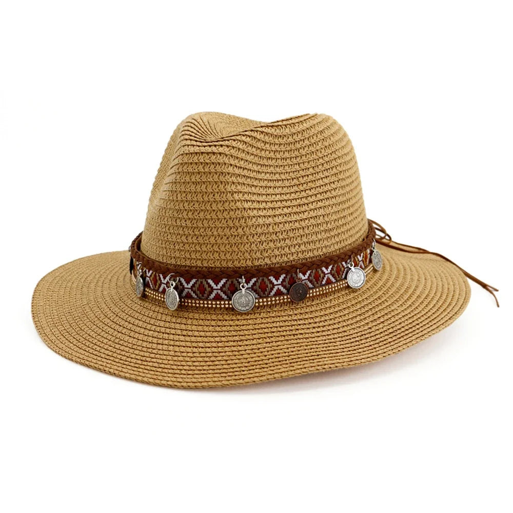Chapeau paille femme chapi kaki