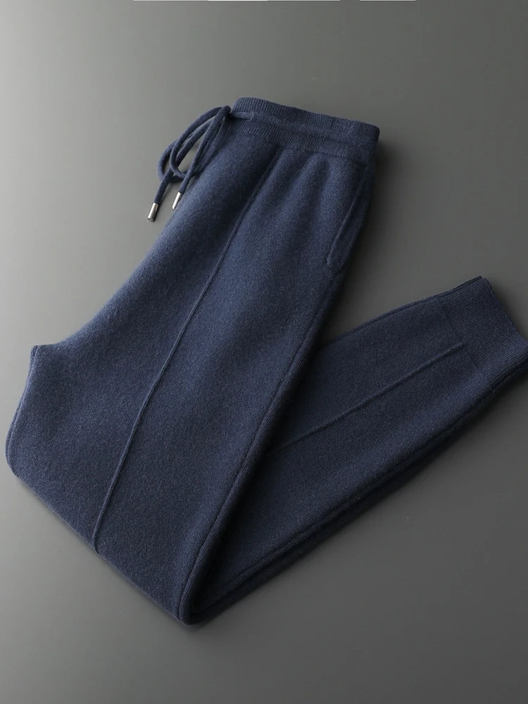 Pantalon Jogging Hanko 100% Laine Mérinos Blue Grey