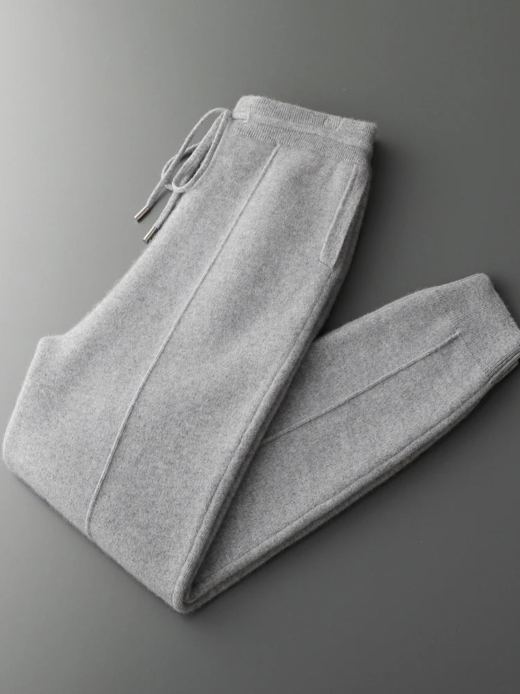 Pantalon Jogging Hanko 100% Laine Mérinos Light Grey