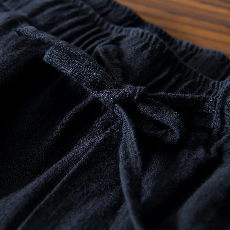 Pantalon Monte-Carlo Lin Détails Navy Blue 3