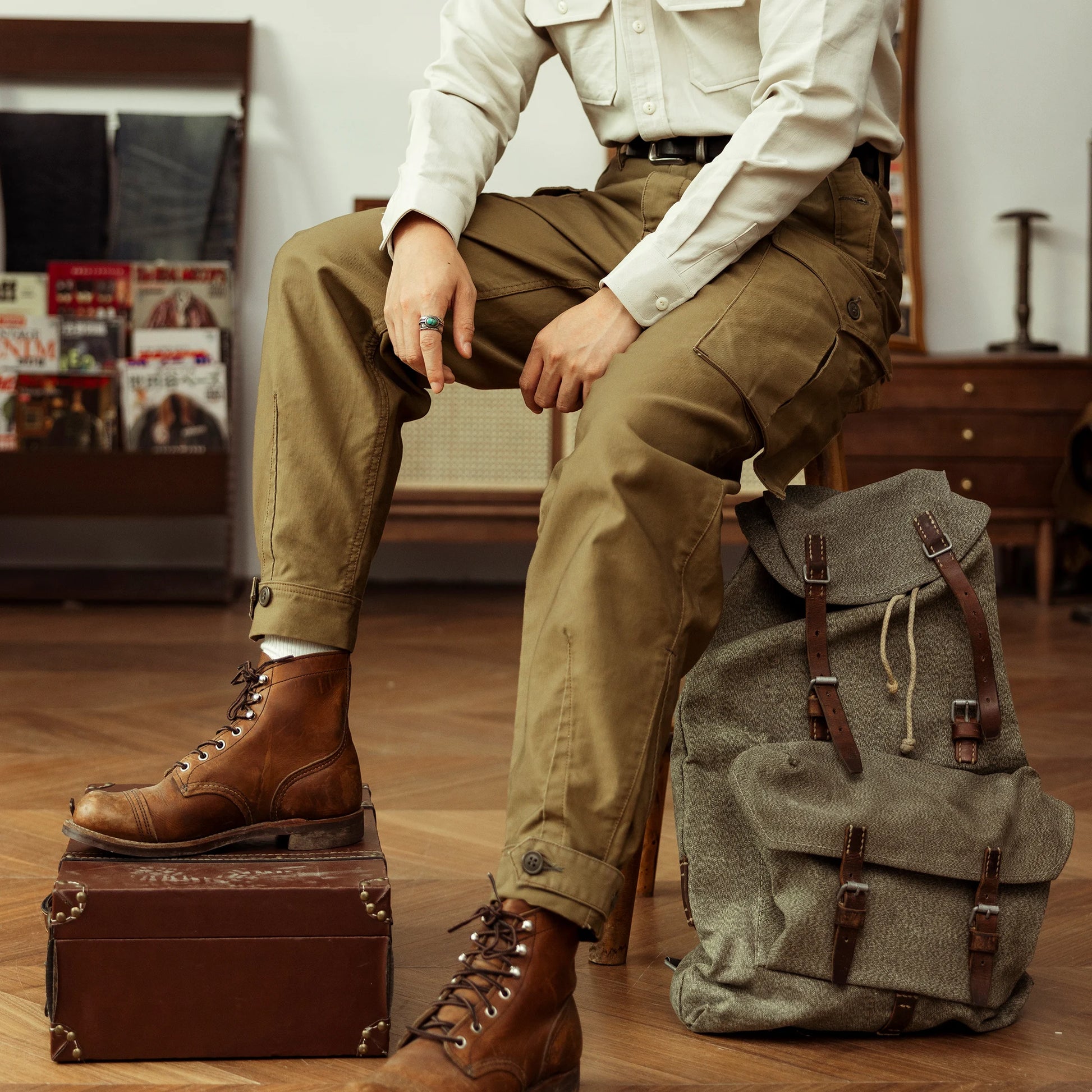 Pantalon Vigneron Cargo 100% Coton Haute Qualité
