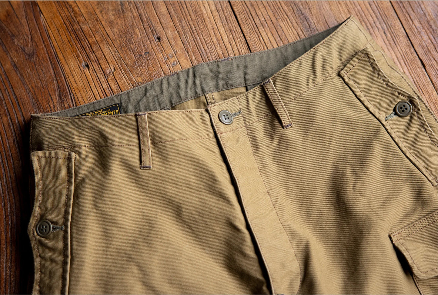 Pantalon Vigneron Cargo 100% Coton Haute Qualité Détails 1