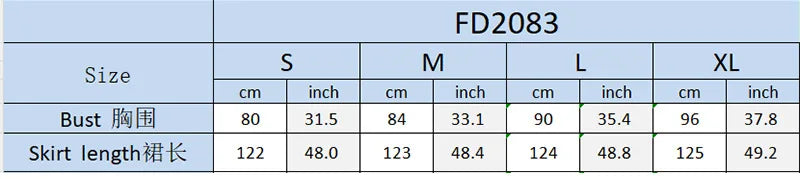 Size chart for Robe de Plage JUIT in standard measurements including bust and skirt length | SuzzaneMarket