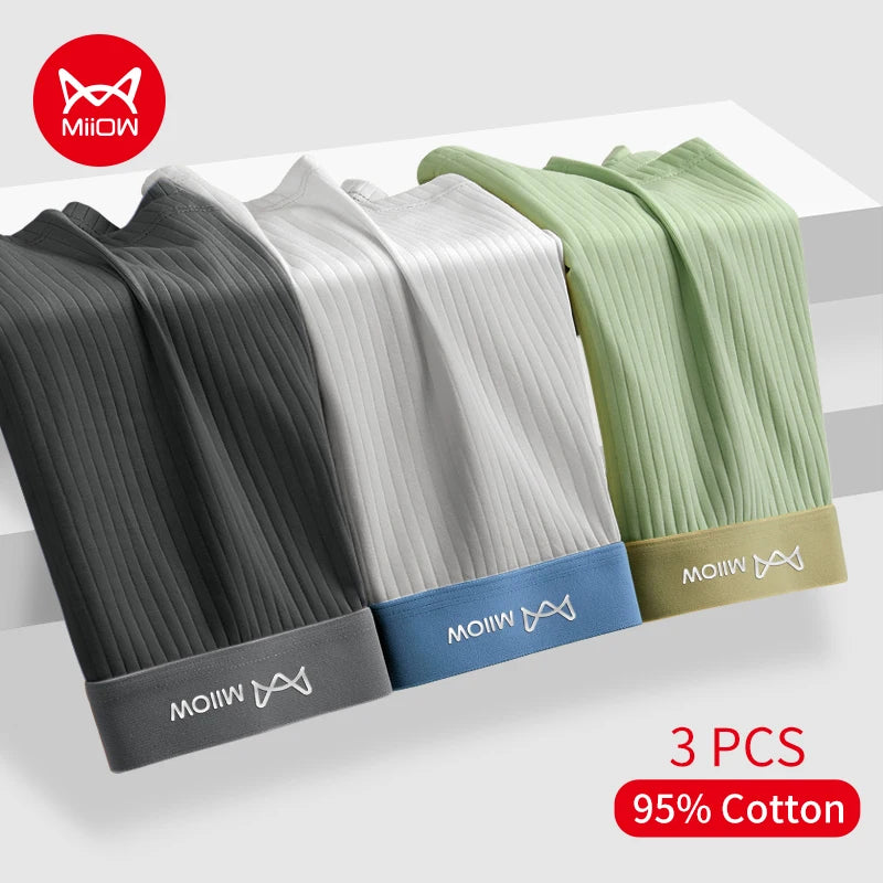MiiOW coton boxer x3