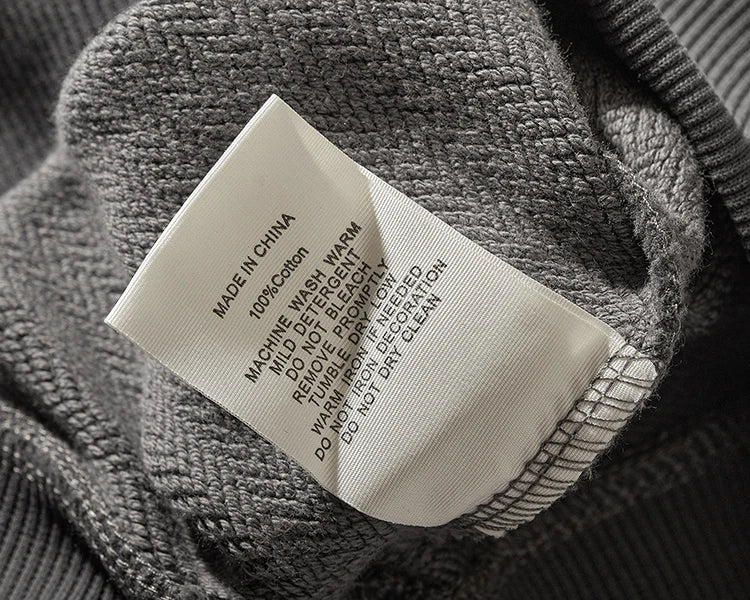 Retro cotton sweatshirt / 5 colors