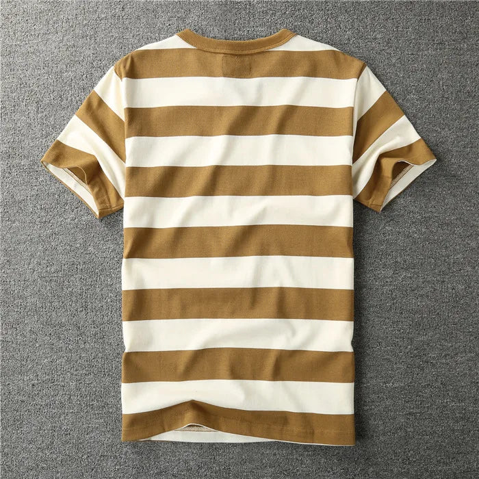 T-shirt rayé manches courtes