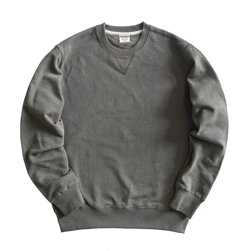 Sweat Ozaka 100% Coton Qualité Supérieure Gris Foncé