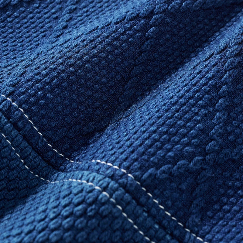Veste French Worker 100% Coton Détails tissus texturé