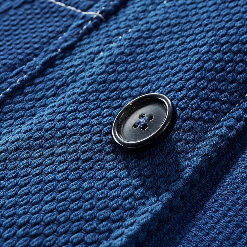 Veste French Worker 100% Coton Détails Boutons