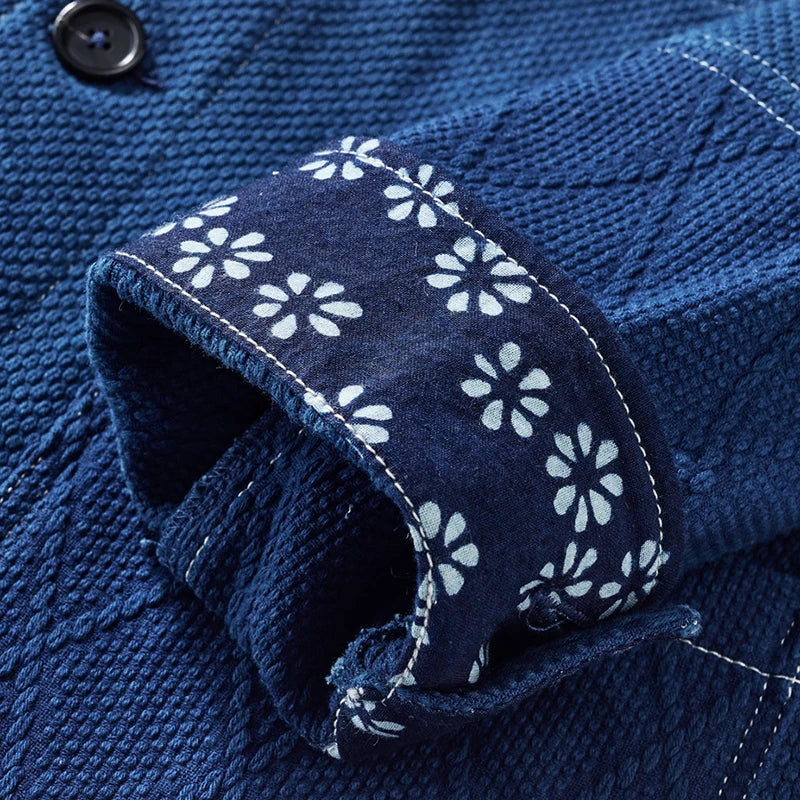 Veste French Worker 100% Coton Détails Manche