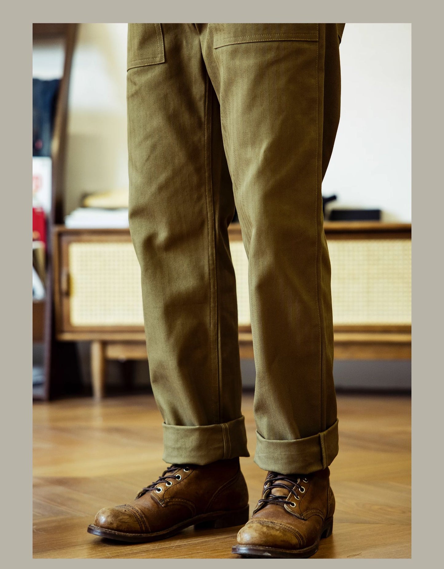 Pantalon Sergent ourlets
