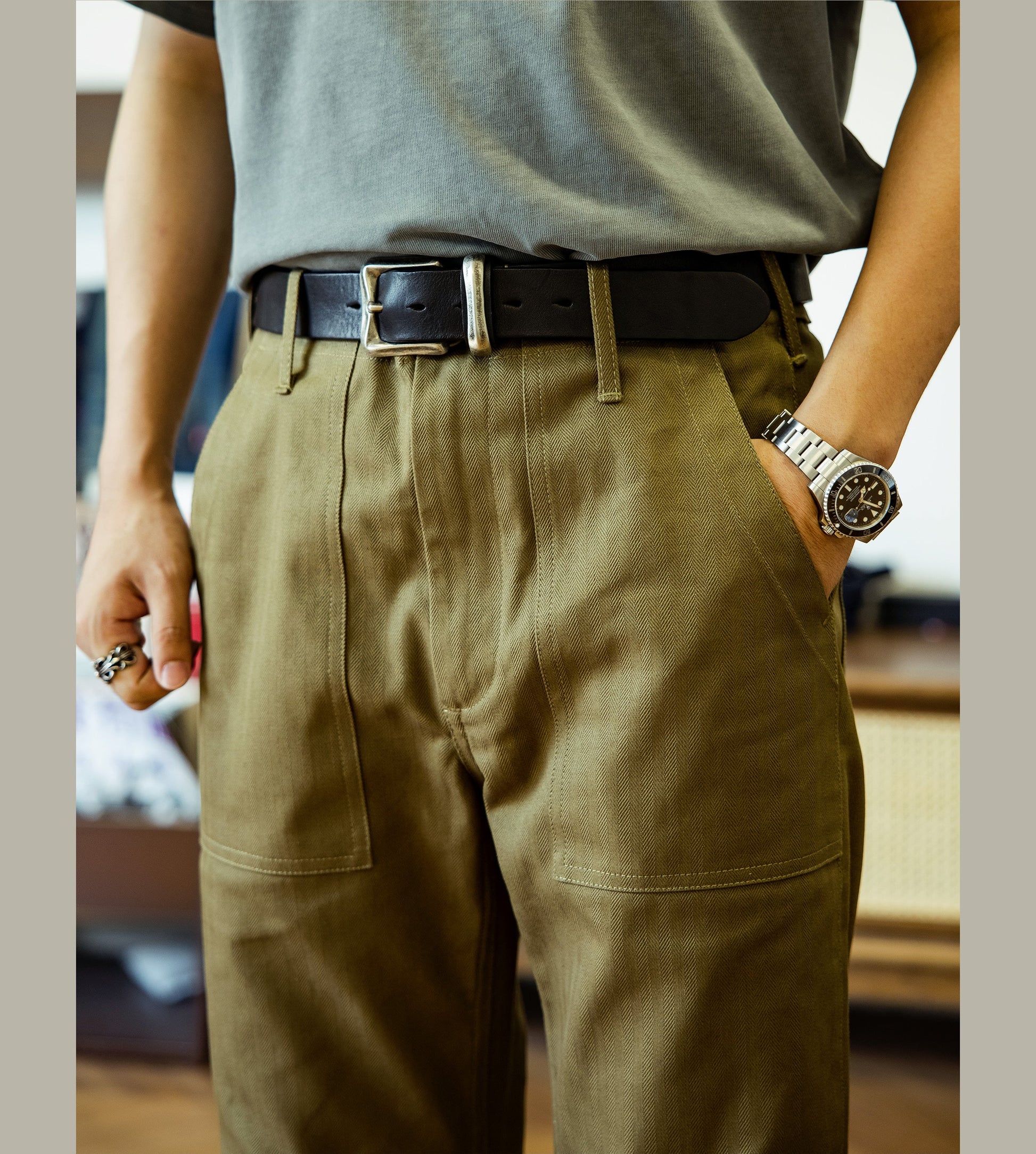 Pantalon Sergent poches avants