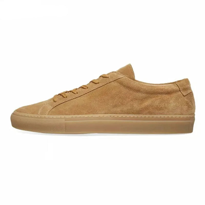 Baskets Loafers Camel Daim 2