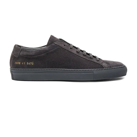 Baskets Loafers Daim Dark 4