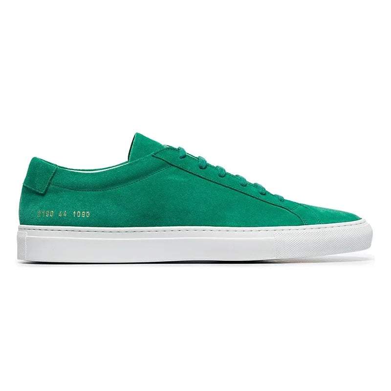 Baskets Loafers Daim Green