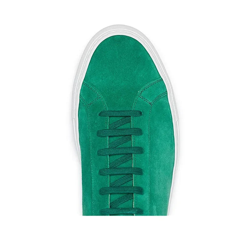 Baskets Loafers Daim Green 2