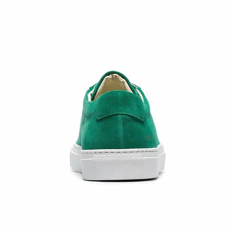 Baskets Loafers Daim Green 3