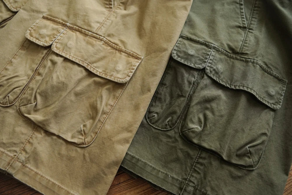 Bermuda Aubrac Cargo 100% Coton Détails 3