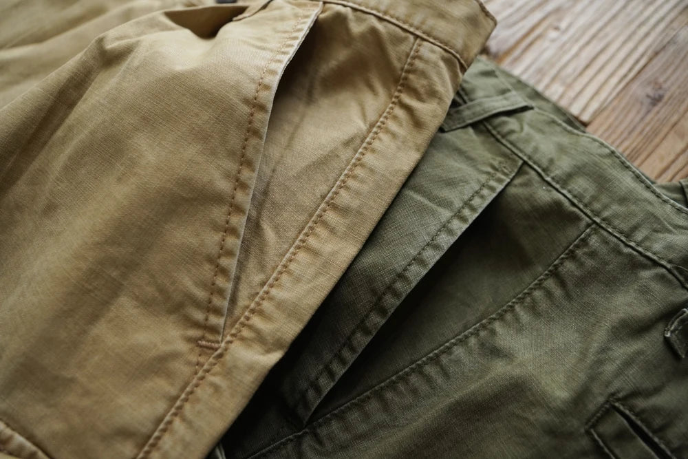 Bermuda Aubrac Cargo 100% Coton Détails Poches