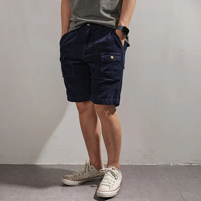 Bermuda Bricoleur Velours 98% Coton 2% Spandex Bleu Navy
