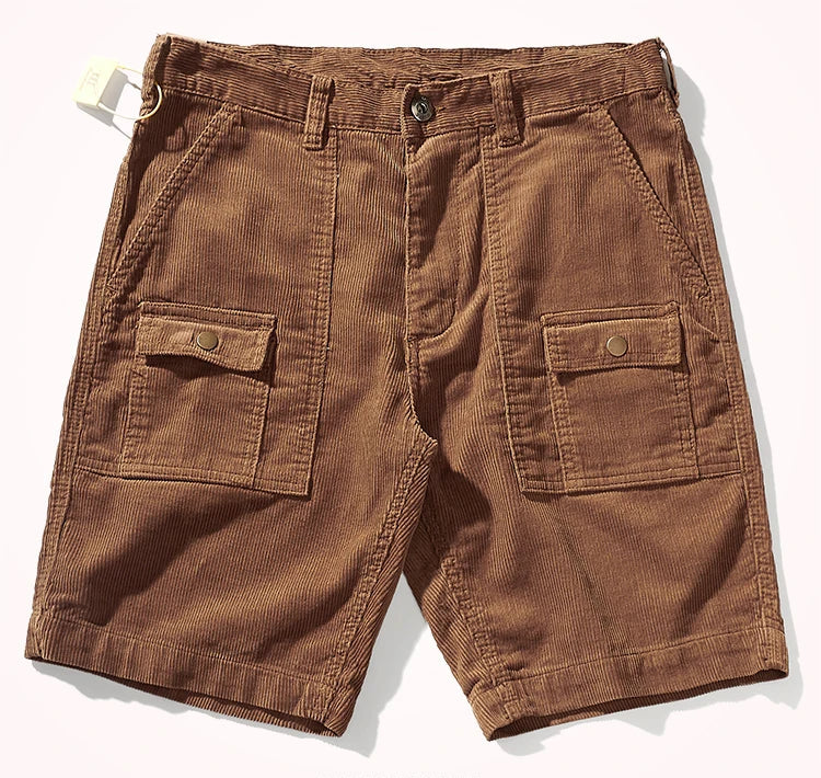 Bermuda Bricoleur Velours 98% Coton 2% Spandex Marrons 2