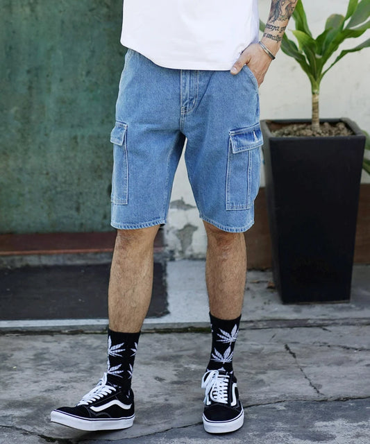Bermuda Cardiff en Jean Denim Bleu Clair 1