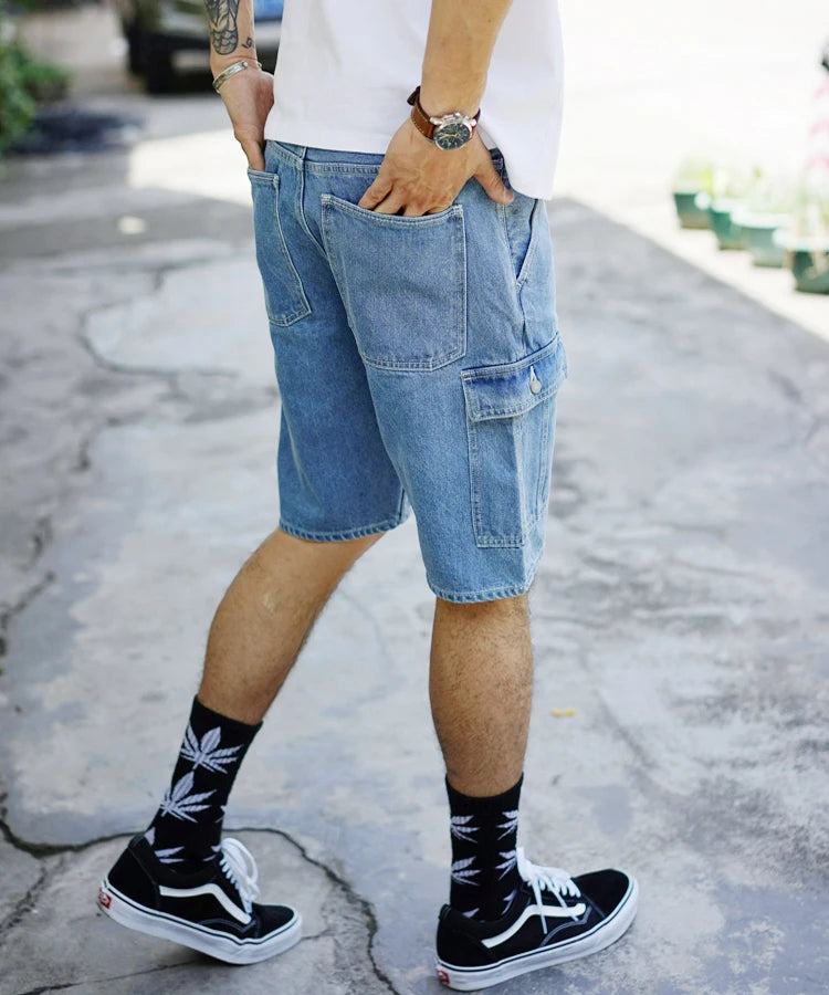 Bermuda Cardiff en Jean Denim Bleu Clair 2