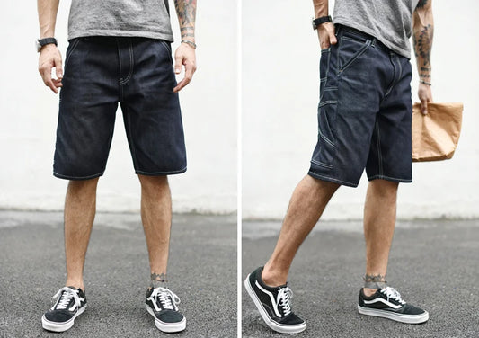 Bermuda Kanto en Jean Denim Indigo 1