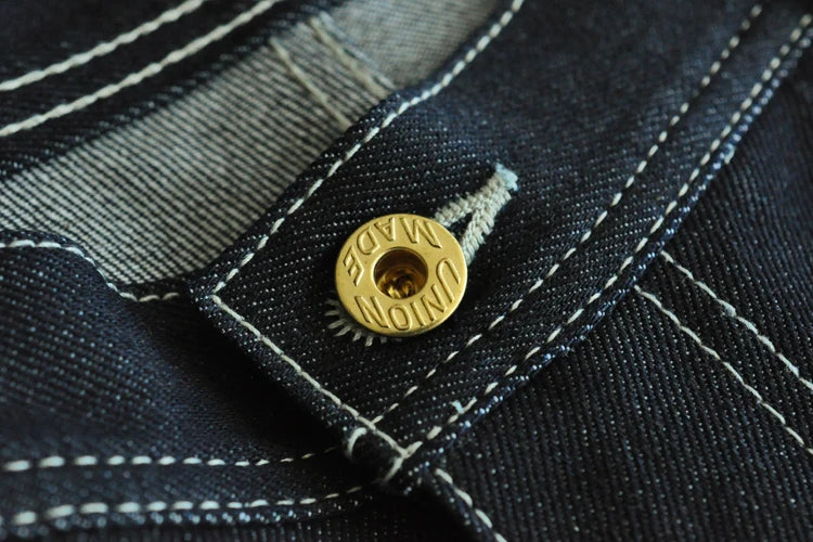 Bermuda Kanto en Jean Denim Indigo Details Bouton
