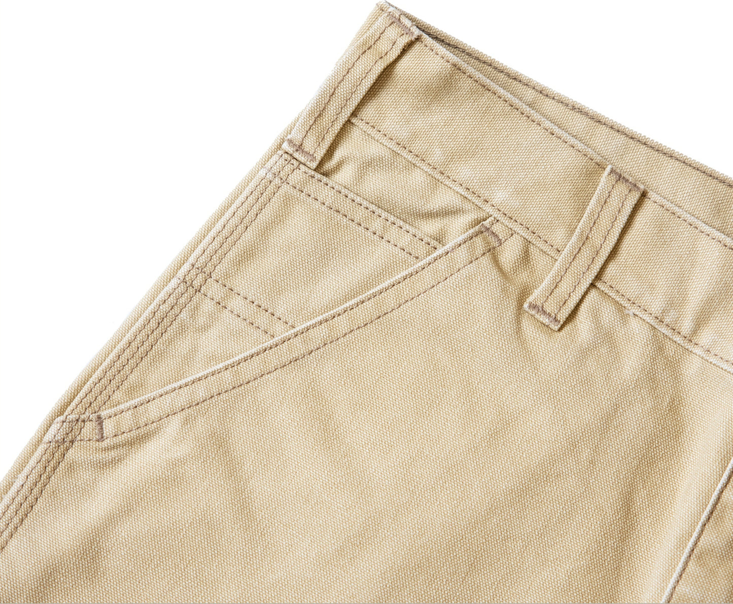 Bermuda Spring 100% Coton Beige Détails Poche