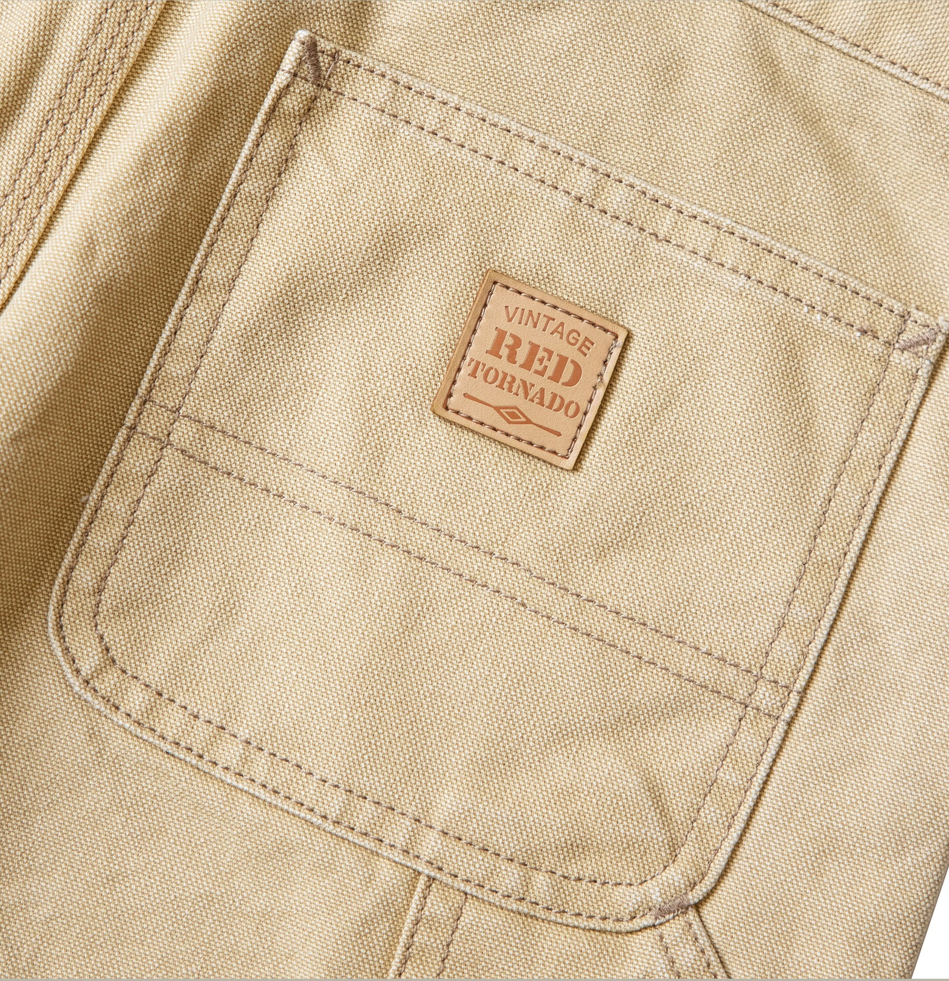 Bermuda Spring 100% Coton Beige Poche Arrière