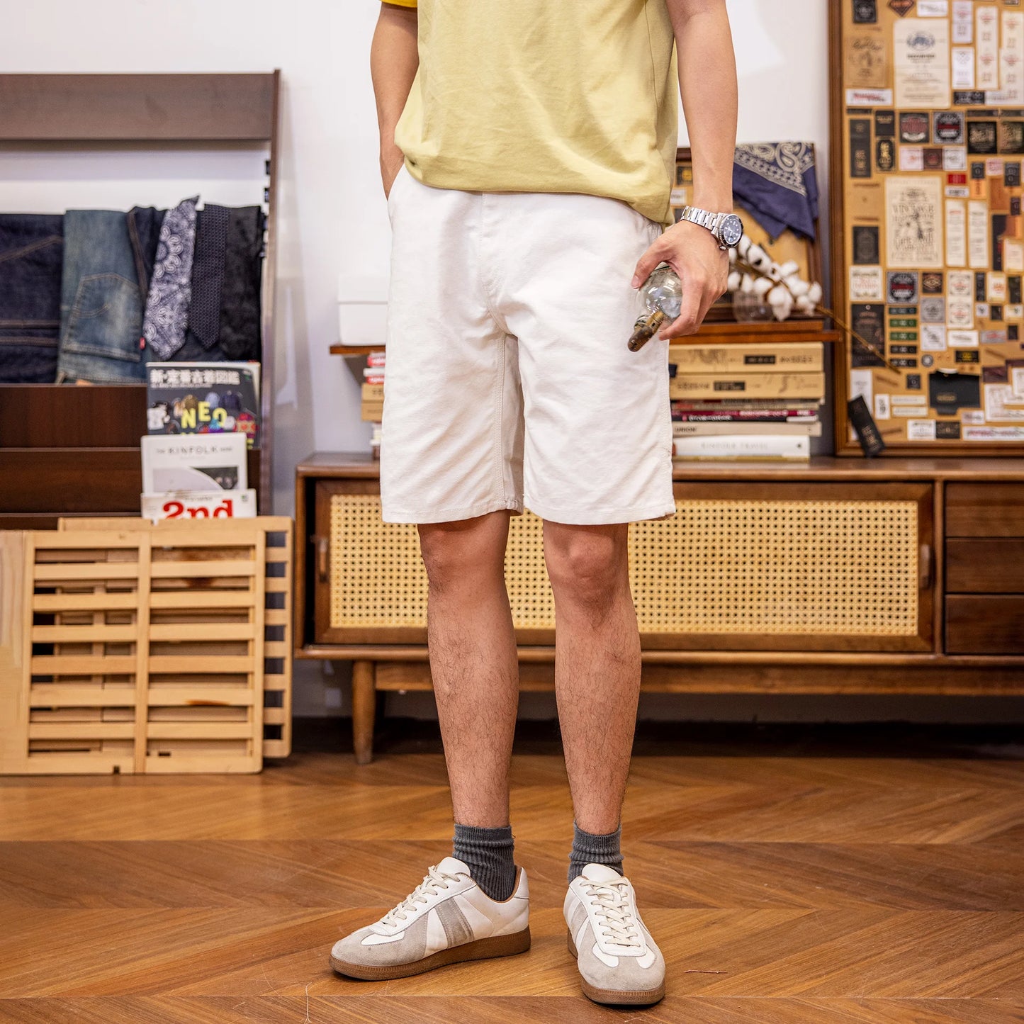 Bermuda Spring 100% Coton Blanc