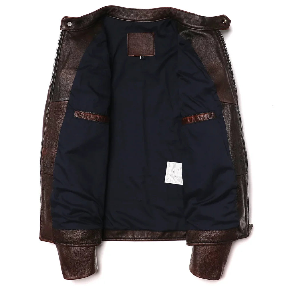 Blouson Springfield Cuir de Vache Intérieur