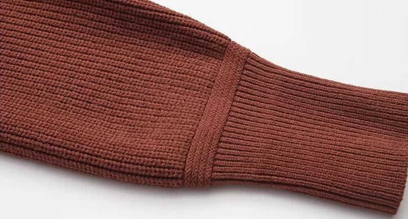 Cardigan Messieurs Camel Détails Manches 