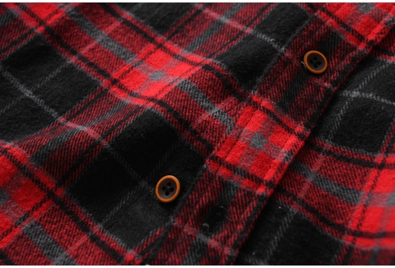 Chemise Montréal à Carreaux 100% Coton Détails Qualité