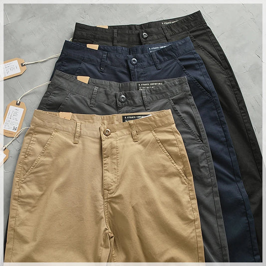 Chino Cap Ferret Coton Extensible 4 Couleurs