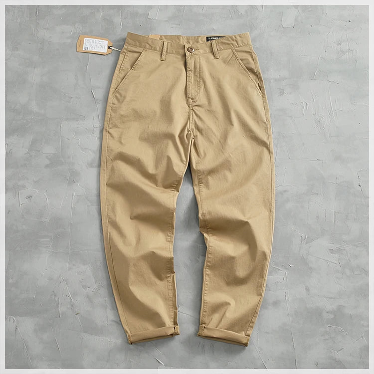 Chino Cap Ferret Coton Extensible Beige