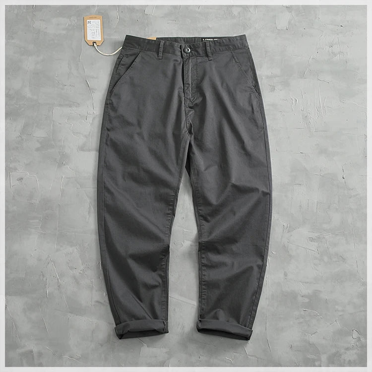 Chino Cap Ferret Coton Extensible Gray