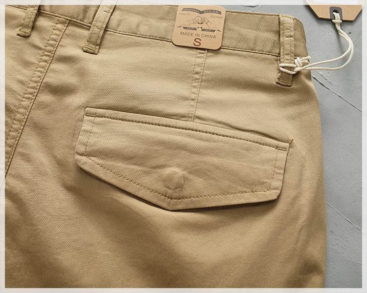 Chino Cap Ferret Coton Extensible Zoom Poche Arrière